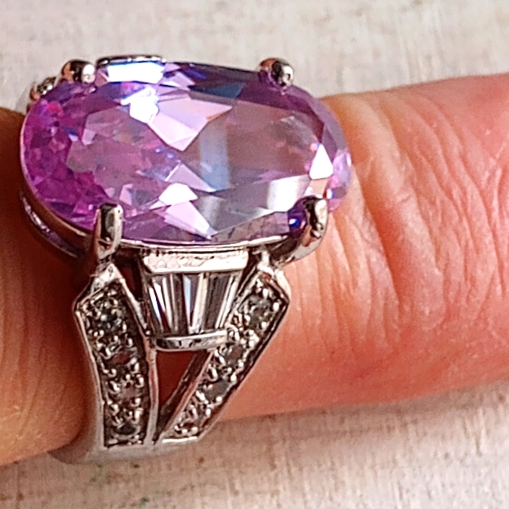 Silver 925 & Gemstone Ring - image 4